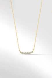Arch Necklace in Diamond
