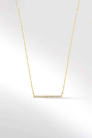 Axis Necklace in Diamond