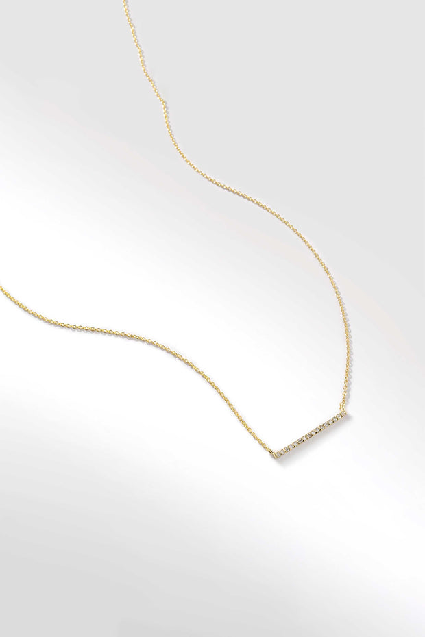 Axis Necklace in Diamond