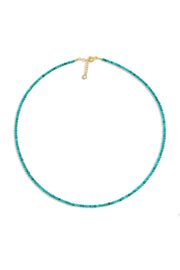Blue Lagoon Necklace in Turquoise and Diamond