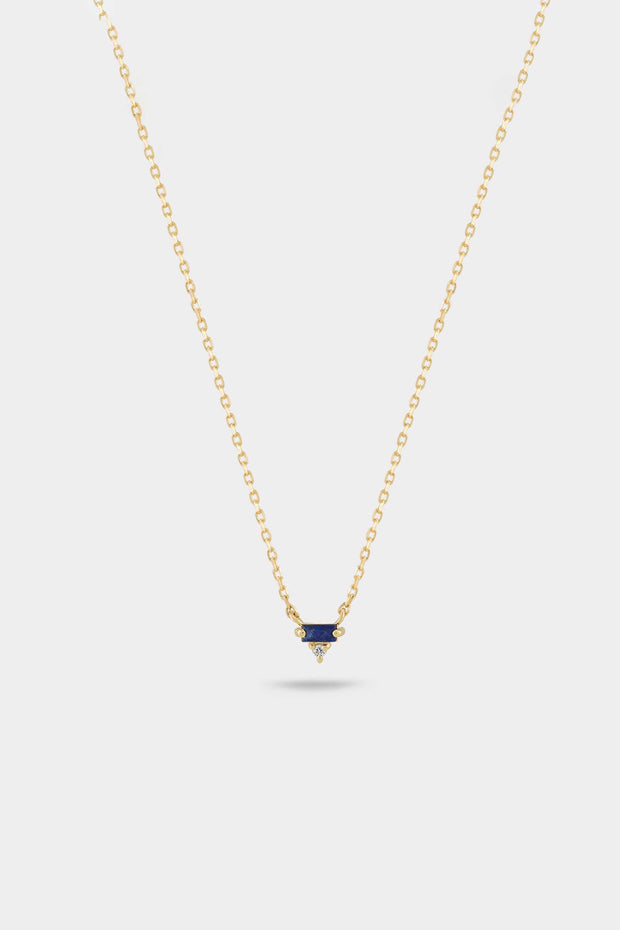 Harmony Necklace in Sapphire and Diamond