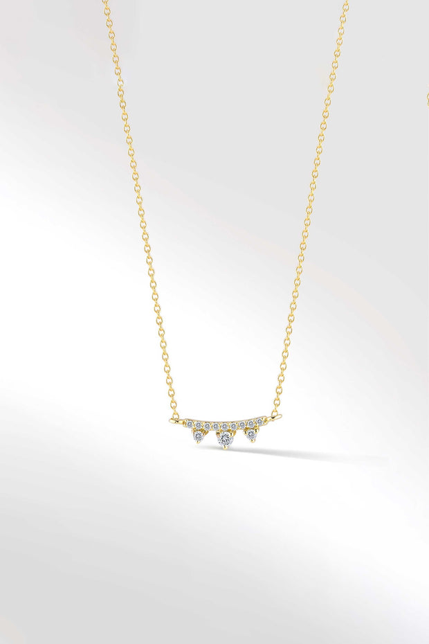 Throne Necklace in Diamond