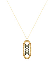 18K Gold Empowered Mom Necklace