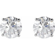 14k Yellow Gold Lab-Grown Diamond Stud Earrings