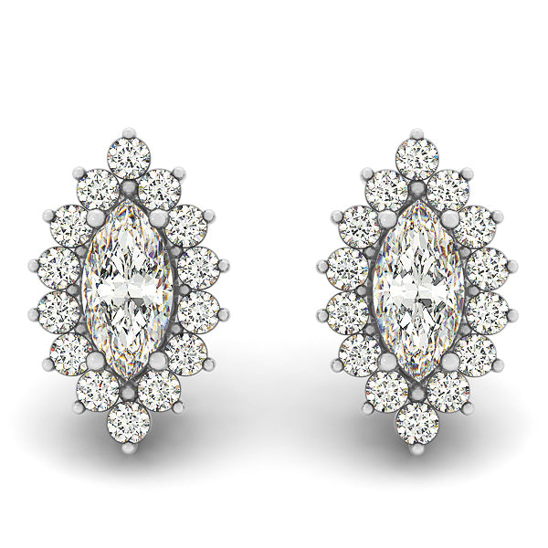 Halo Diamond Earring