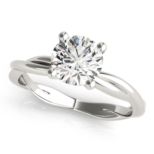 TWISTED SHANK ENGAGEMENT RING