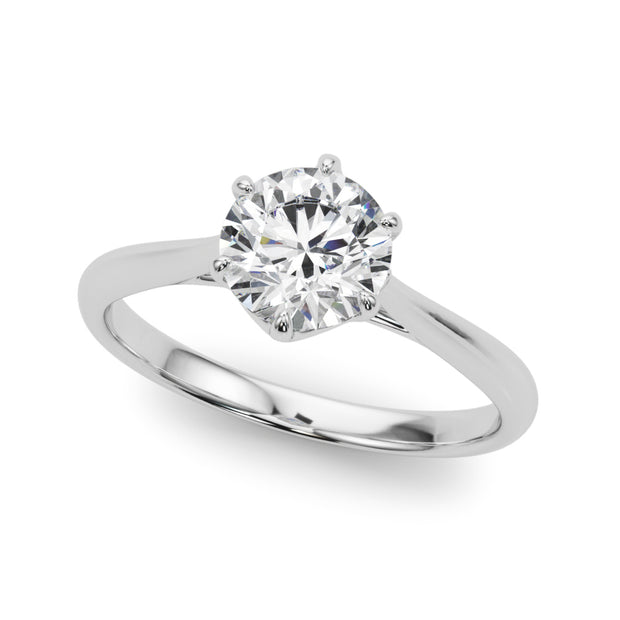 Solitaire Diamond Engagement Ring