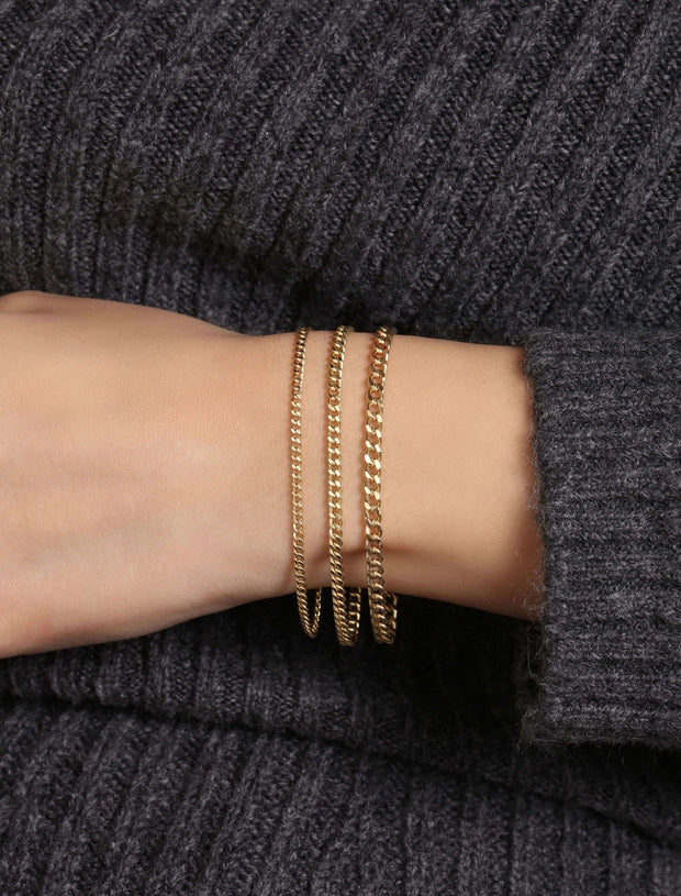 18K Gold Havana Cuban Link Bracelet