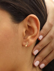 18K Gold Harmony Music Earrings