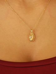 18K Gold Love Grenade Necklace