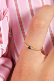 18K Gold Luminé Stacking Ring