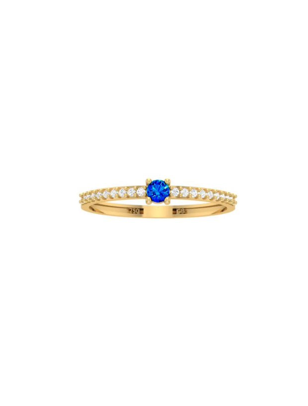 18K Gold Luminé Stacking Ring