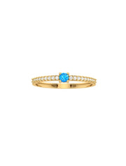 18K Gold Luminé Stacking Ring