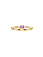 18K Gold Luminé Stacking Ring