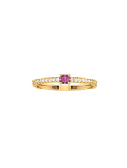 18K Gold Luminé Stacking Ring