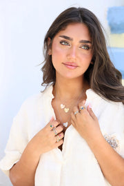 18K Gold Luminé Stacking Ring