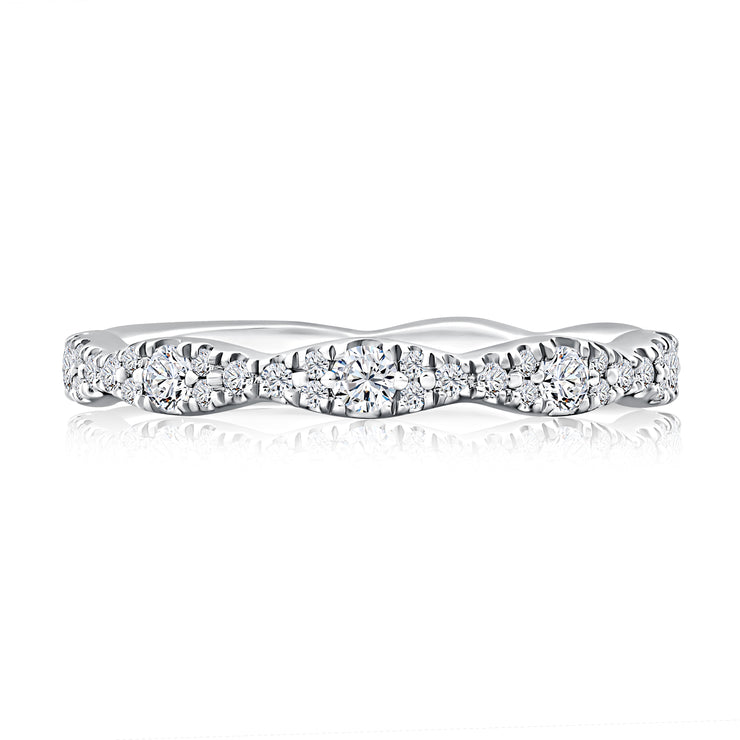 14k Petite Diamond Eternity Fashion Band