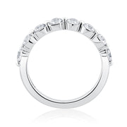 14k Halfway Shared Prong Diamond Anniversary Band