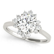 ENGAGEMENT RING FOR ROUND CENTER