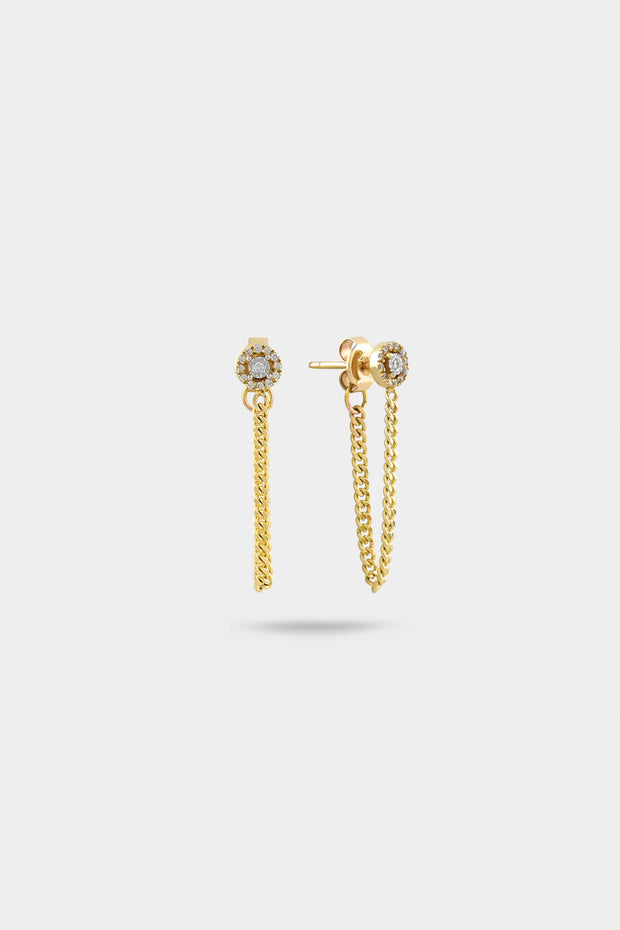 Mosaic Cuban Link Drops in Diamond