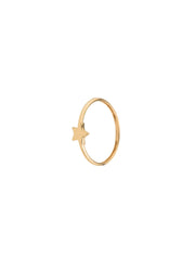 18K Gold Celestial Star Ring
