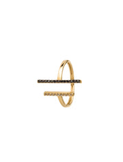 18K Gold Parallels Ring